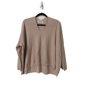 Brand Bazar Sweater One Size Tan Oversized Relaxed Boho Festival Grunge Chic